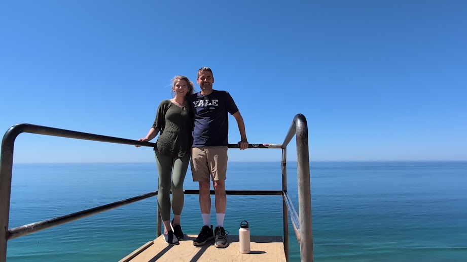 Sam and Shawna enjoying a day together by the water