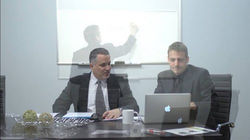 Sam during his financial-services career