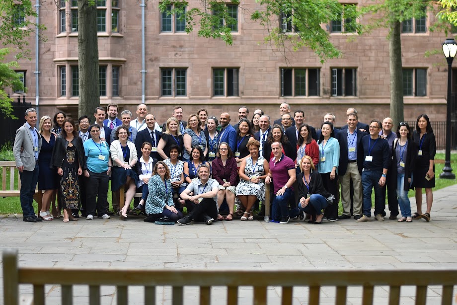 Sam with classmates at Yale, Class of 1994